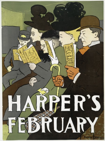 Harper's February, c1895. [Publisher: Harper Publications; Place: New York]