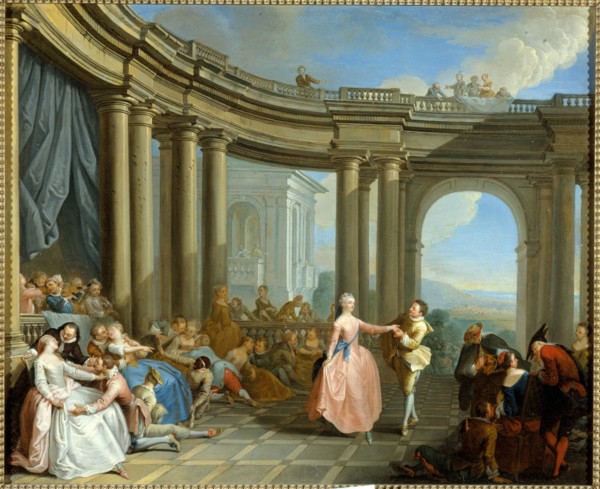 Le menuet, 18th century.  Creators: Jean-Baptiste Pater, Sébastien Le Clerc the Younger.