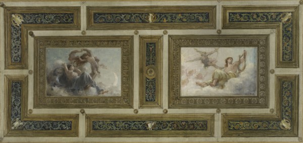 Esquisse pour la mairie de Saint-Maur-des-Fossés : La Nuit et le Jour, 1883.