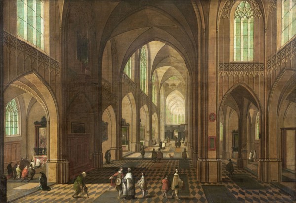 Intérieur d'église, between 1600 and 1661. Creator: Peeter Neeffs the Elder.
