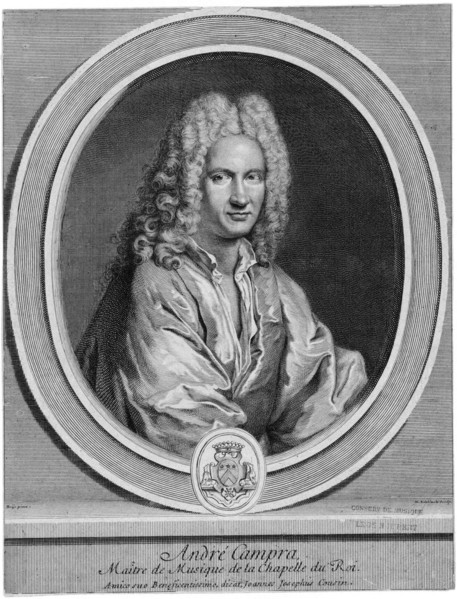 Portrait of the composer André Campra (1660-1744), 1725. Private Collection.