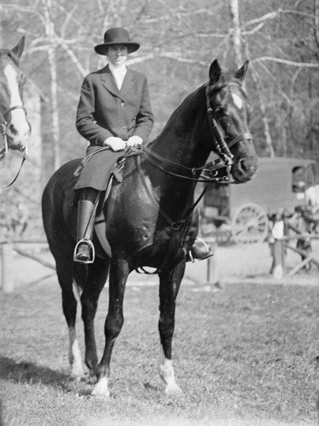 Miss Janet Allen, 1913. Daughter of US Army officer Major Henry Tureman Allen?