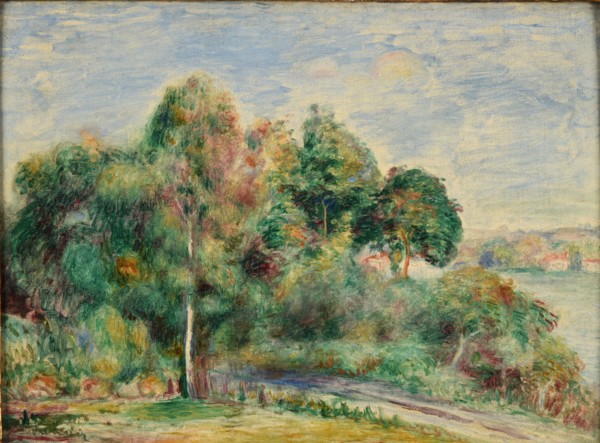 Landscape, c. 1890. Found in the collection of the Musée des Beaux-Arts, Reims.