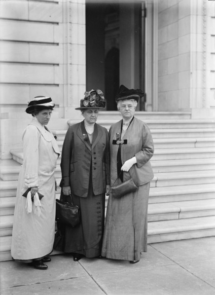 Julia Lathrop, Jane Addams and Mary E. McDowell, 1913.  Creator: Harris & Ewing.