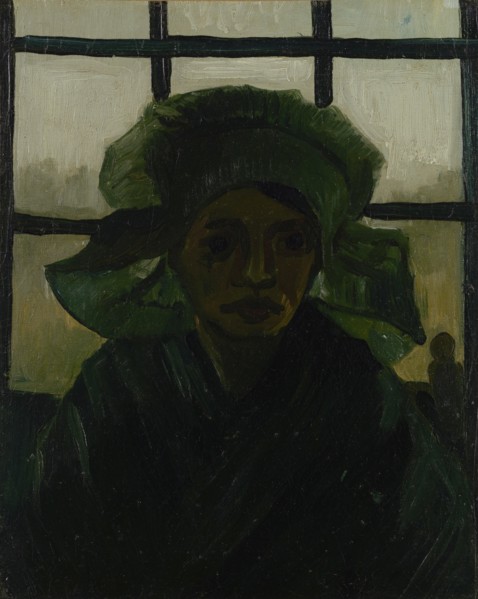 Head of a Woman, 1885. Found in the collection of the Van Gogh Museum, Amsterdam.