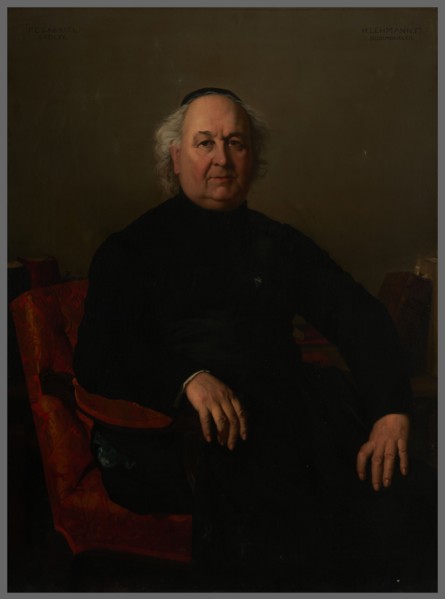Portrait de Jean-Louis Gabriel, curé de Saint-Merri, 1862. Creator: Henri Lehmann.