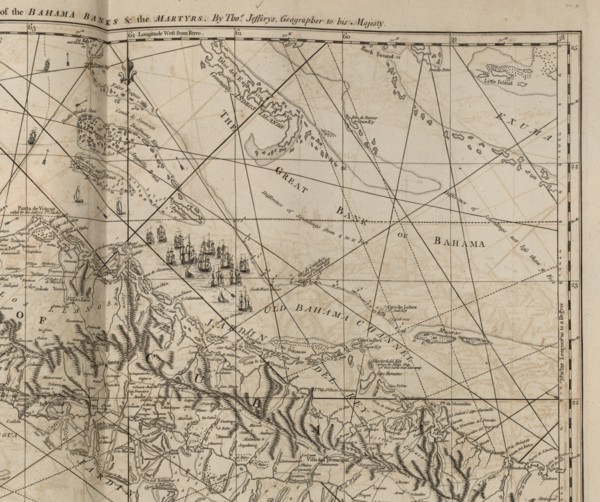 The part of the Bahama banks, from The West-India atlas, 1771. Private Collection.