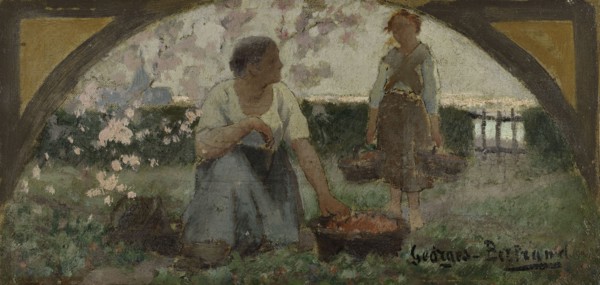 Esquisse pour la salle à manger de l'Hôtel de Ville de Paris : Les fraises, c.1893.
