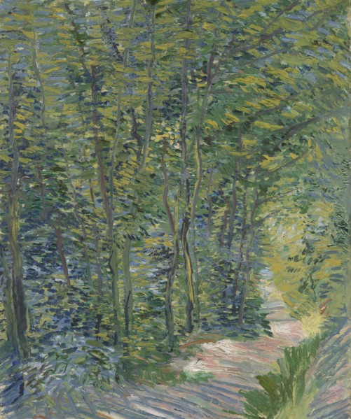Path in the Woods, 1887. Found in the collection of the Van Gogh Museum, Amsterdam.