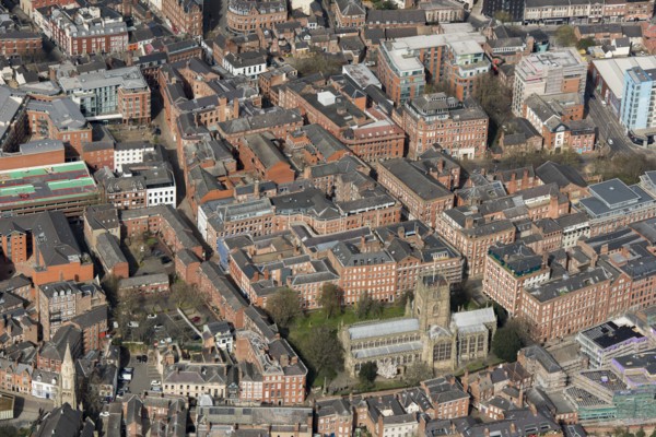 The Lace Market, part of Nottingham Heritage Action Zone, City of Nottingham, 2021.