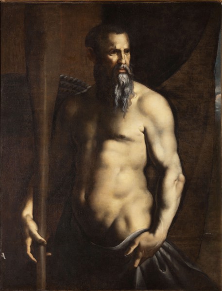 Portrait of Andrea Doria as a Sea God, 1540s. Creator: Bronzino, Agnolo (1503-1572).