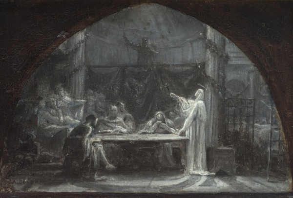 Esquisses pour l'église Saint-Gervais-Saint-Protais, c.1863. Creator: Auguste Gendron.