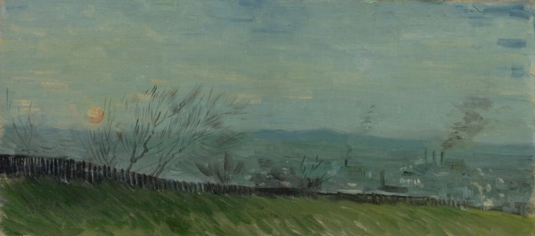 Sunset in Montmartre, 1887. Found in the collection of the Van Gogh Museum, Amsterdam.