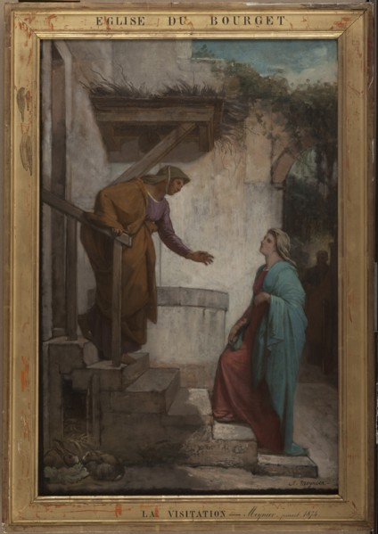 Esquisse pour l'église du Bourget : La Visitation, 1872. Creator: Jules-Joseph Meynier.