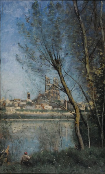 Mantes (le matin), ca 1866. Found in the collection of the Musée des Beaux-Arts, Reims.