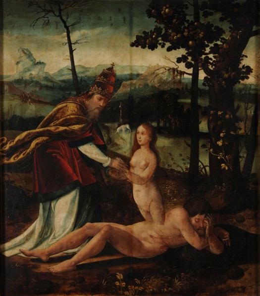 The Creation of Eve, ca 1530. Found in the collection of the Musée des Beaux-Arts, Reims.