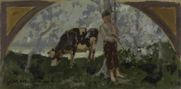 Esquisse pour la salle à manger de l'Hôtel de Ville : La viande de veau, La volaille, 1893.