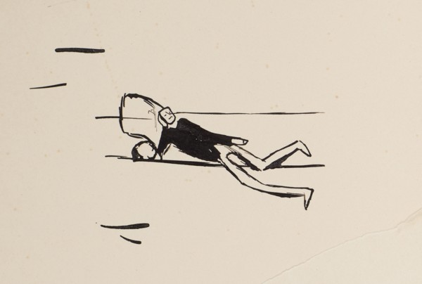 From the Black Notebook, ca 1923. Found in the collection of the National Library of Israel.