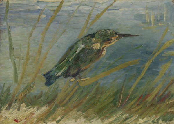 Kingfisher by the Waterside, 1887. Found in the collection of the Van Gogh Museum, Amsterdam.