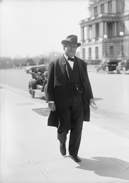 William Jennings Bryan, Rep. from Nebraska, Secretary of State, 1914.  Creator: Harris & Ewing.