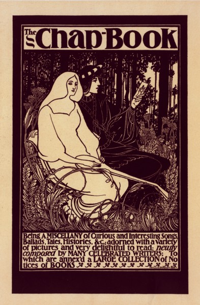 Affiche américaine pour la Revue "The Chap-Book", c1898. [Publisher: Imprimerie Chaix; Place: Paris]