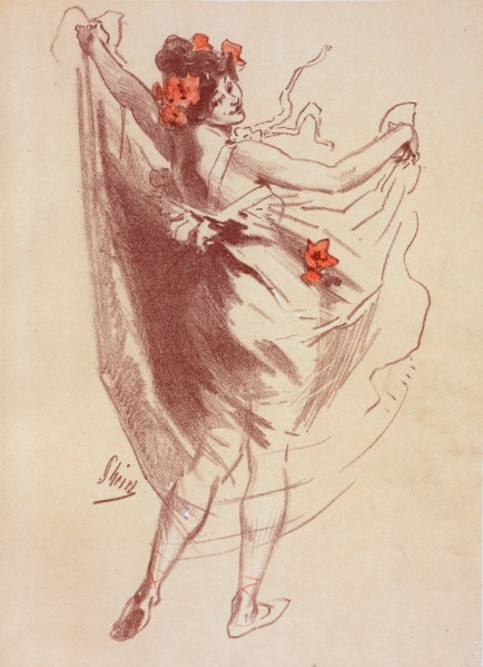 Dessin original pour les "Maîtres de l'Affiche"., c1900. [Publisher: Imprimerie Chaix; Place: Paris]