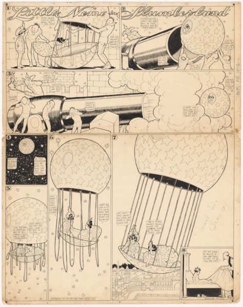 Little Nemo in Slumberland: "I don't like this, one little tiny bit, not one tiny weenie bit", 1906.