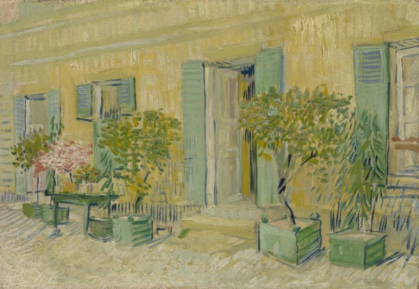 Exterior of a Restaurant in Asnières, 1887. Found in the collection of the Van Gogh Museum, Amsterdam.