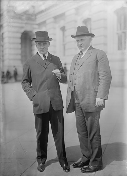 James Benjamin Aswell, Rep. from Louisiana, Right, with Rep. Lazaro of La., 1913. Creator: Harris & Ewing.