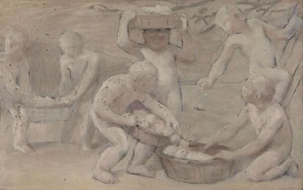 Esquisse pour la salle des fêtes de l'Hôtel de Ville : Fruits, between 1889 and 1895. Creator: Albert Aublet.