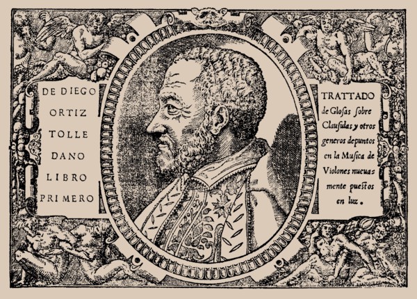 Portrait of the composer Diego Ortiz (1510-1576) From: Delle glosse sopra le cadenze, 1553. Creator: Anonymous.