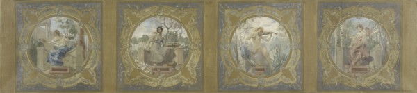 Esquisse pour la galerie Lobau de l'Hôtel de ville de Paris : Les Arts, 1890. Creator: Henry Jean Louis Boureau.