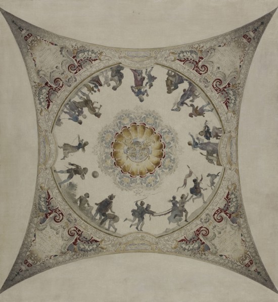 Esquisse pour la galerie Lobau de l'Hôtel de Ville de Paris : Scènes médiévales..., 1890. Creator: Hector d' Espouy.