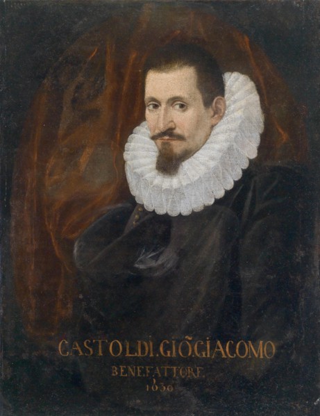 Portrait of the singer and composer Giovanni Giacomo Gastoldi (1553-1609), First Half of 17th cen.. Creator: Anonymous.