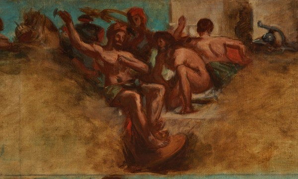 Esquisse pour le salon du Roi du Palais Bourbon - L'Agriculture. La Guerre, begins 1849 ends 1854. Creator: Pierre Andrieu.