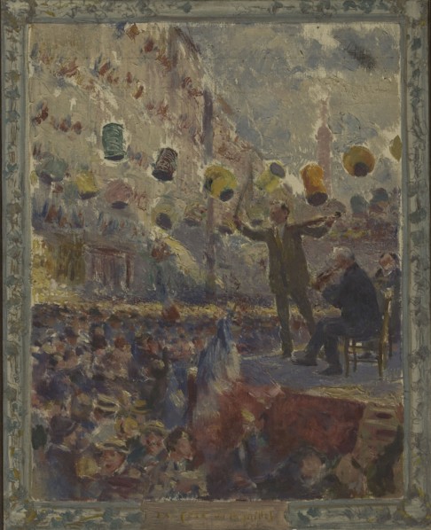Esquisse pour la mairie du 12ème arrondissement de Paris : Le bal du 14 Juillet, c.1910. Creator: Claude Charles Bourgonnier.
