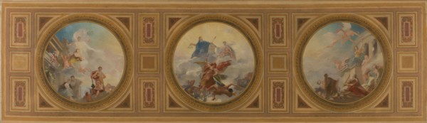 Esquisse pour la mairie du 6ème arrondissement de Paris. Liberté. Egalité. Fraternité, 1887. Creator: Leon Pierre Urbain Bourgeois.