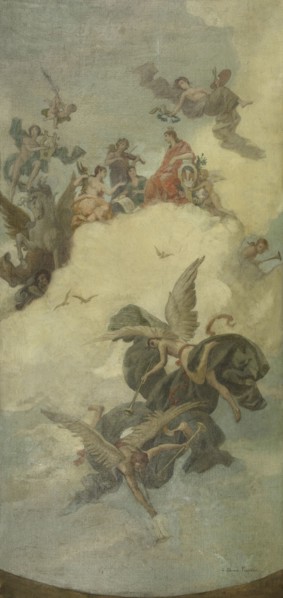 Esquisse pour la mairie du 6ème arrondissement de Paris : Paris, cité d'art, between 1904 and 1906. Creator: Louis Edouard Paul Fournier.