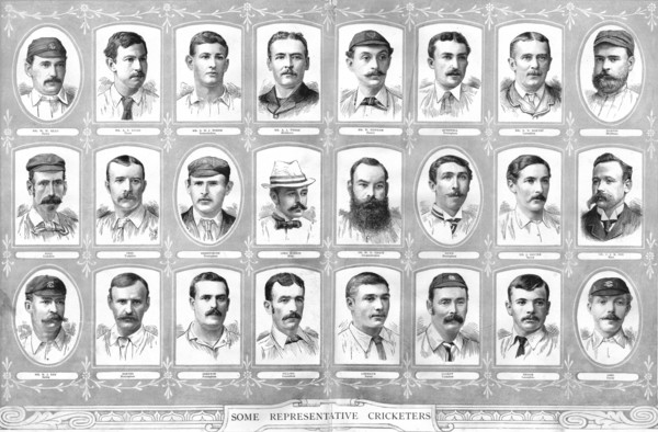 ''Some 24 Representative Cricketers', 1890. Creator: Unknown.