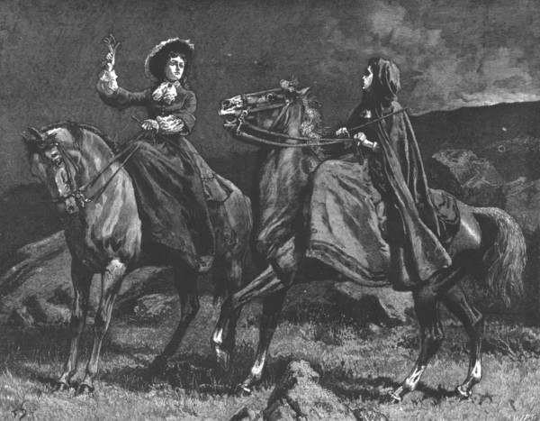 Scene from "Urith: A Tale of Dartmoor", By Sabine Baring Gould, M. A., 1890. Creator: Frank Dadd.