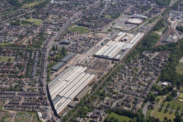 Crewe Railway Works, Cheshire East, 2017.