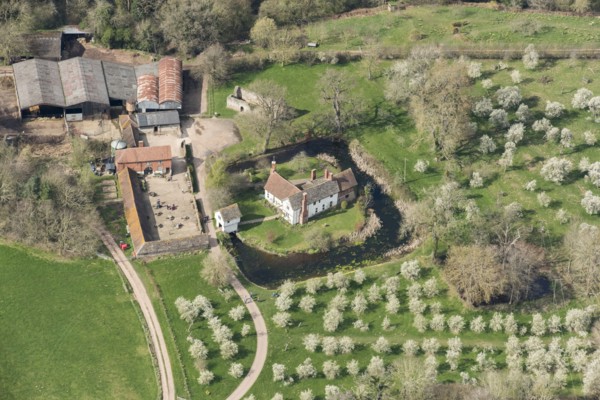 Lower Brockhampton House, late 14th century house, Herefordshire, 2019. Creator: Damian Grady.
