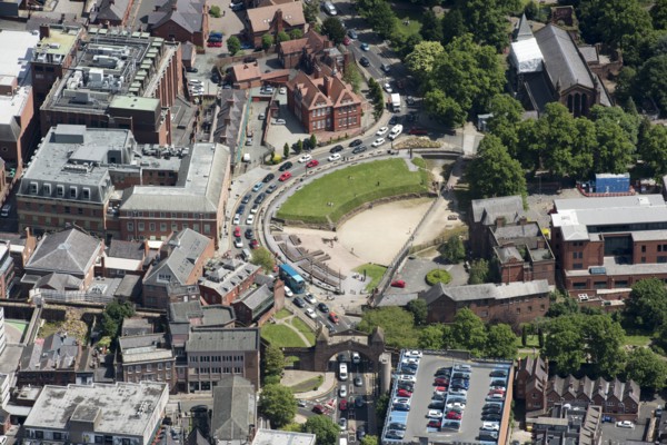 Chester Roman Amphitheatre, Cheshire West and Chester, 2021.