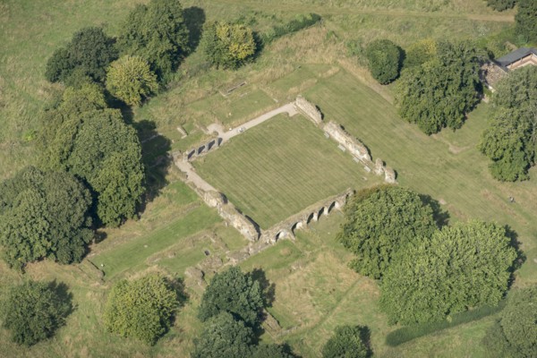 Hailes Abbey, a ruined former Cistercian abbey, Hailes, Gloucestershire, 2021.