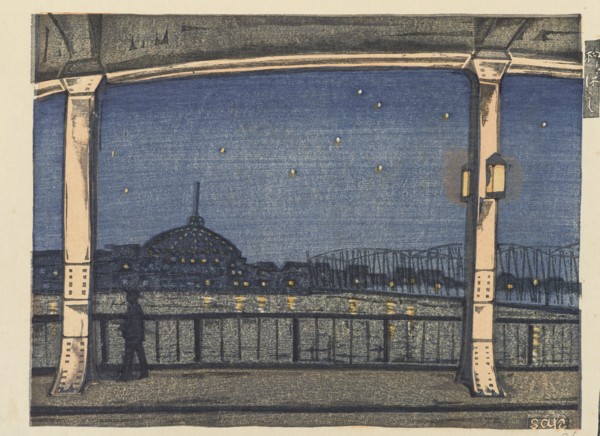Yanagibashi Bridge, 1929.
