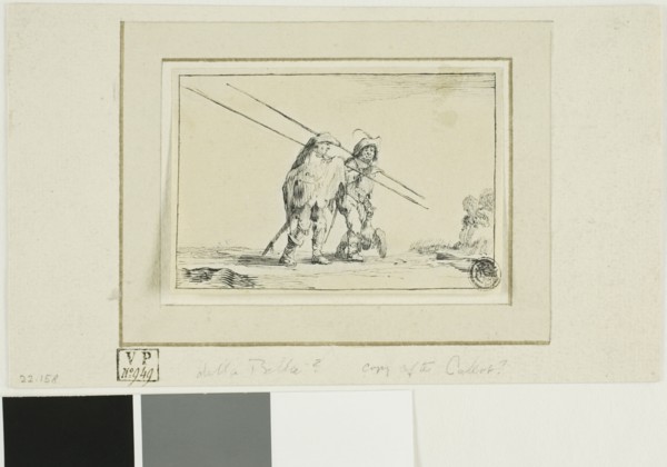 Two Soldiers with Staffs, n.d.