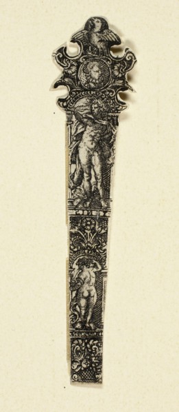 Ornamental Design for Knife Handle with Fire, from The Four Elements, c. 1590.
