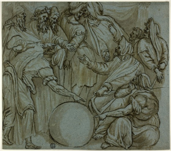 Philosophers Discussing the Terrestrial Globe, n.d.