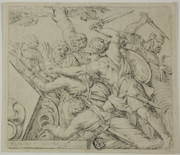 Soldiers of Cyrus Tearing Apart the Army of Spargabise, n.d.