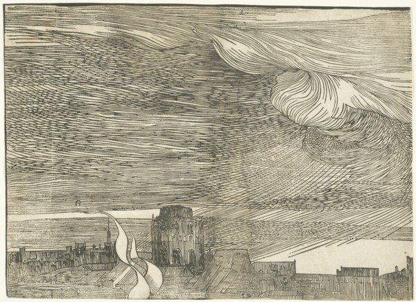The Submersion of Pharaoh's Army in the Red Sea, c. 1515, printed 1549.